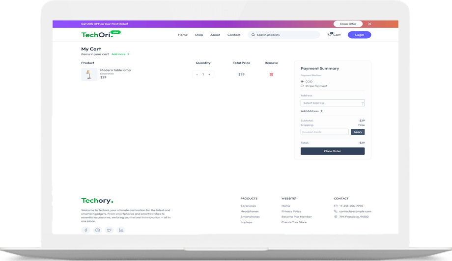 Techori - E-commerce Solution