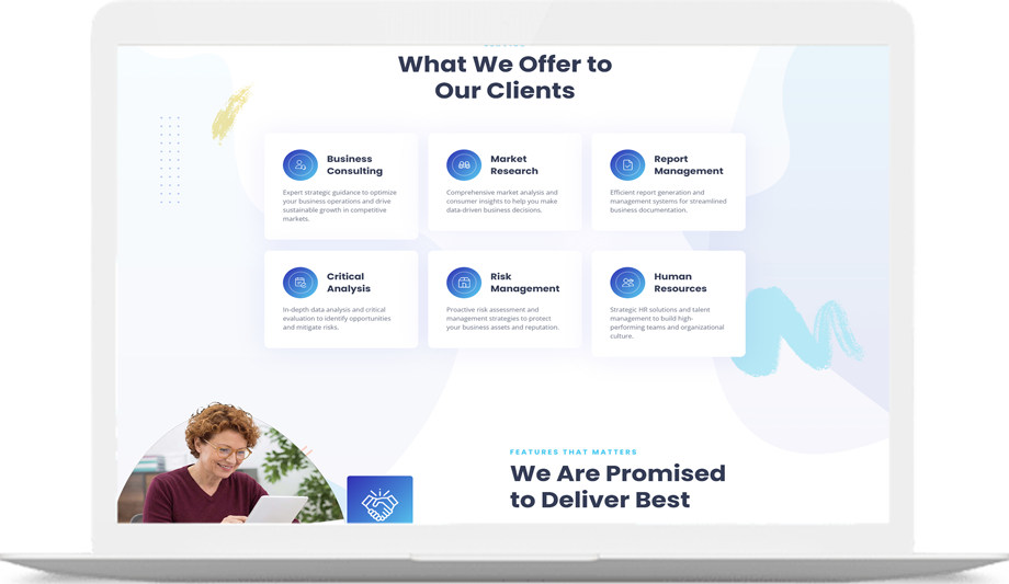 Optivex – Business Consulting & Growth Agency Website