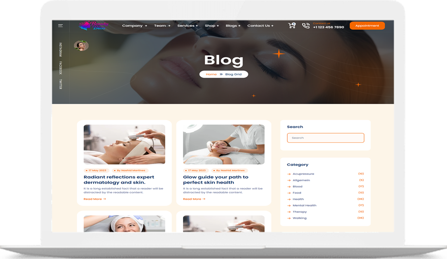 BeautyBliss - Premium Skincare & Dermatology Solution