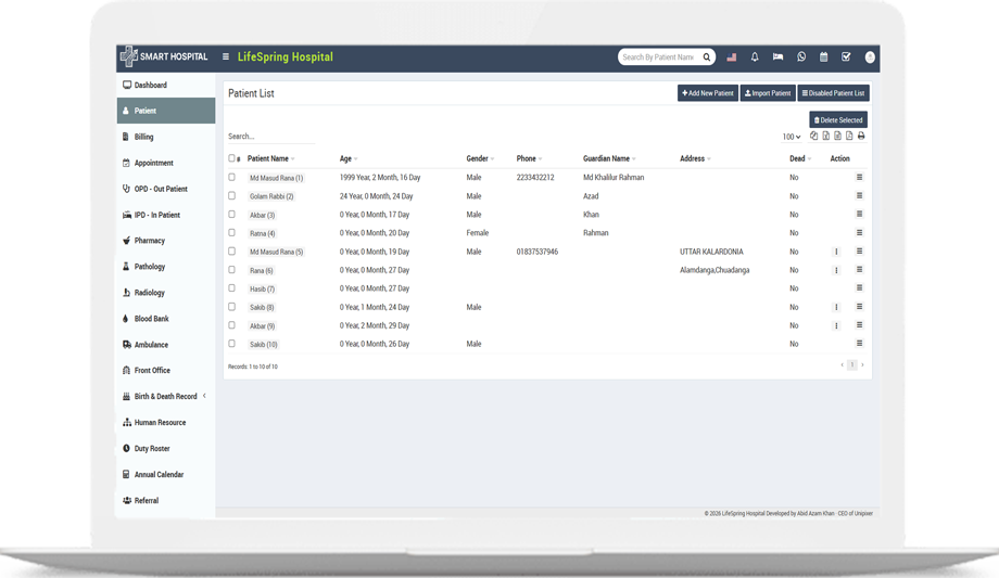 Smart Hospital – Enterprise Health Information System (HIS)