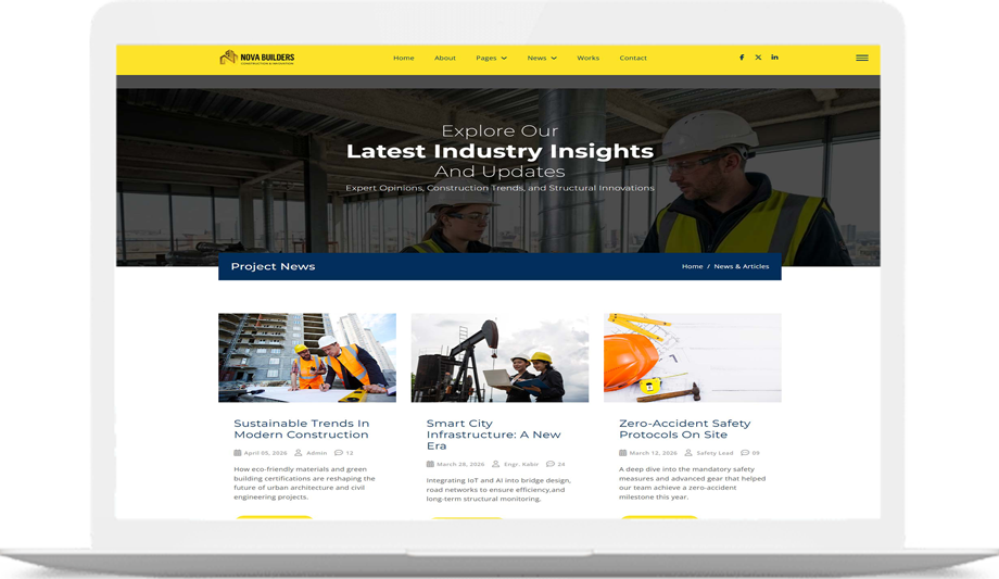 NovaBuilders – Real Estate & Construction Solution