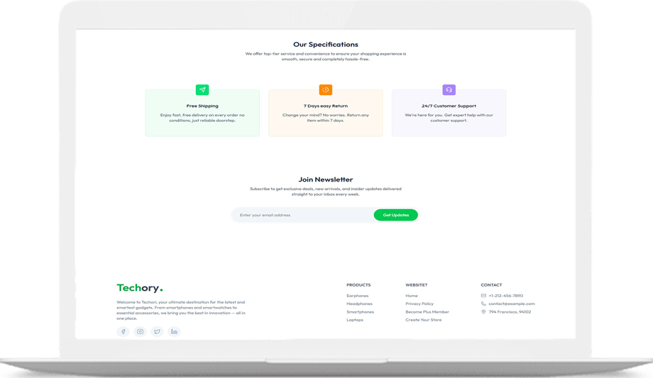 Techori - E-commerce Solution
