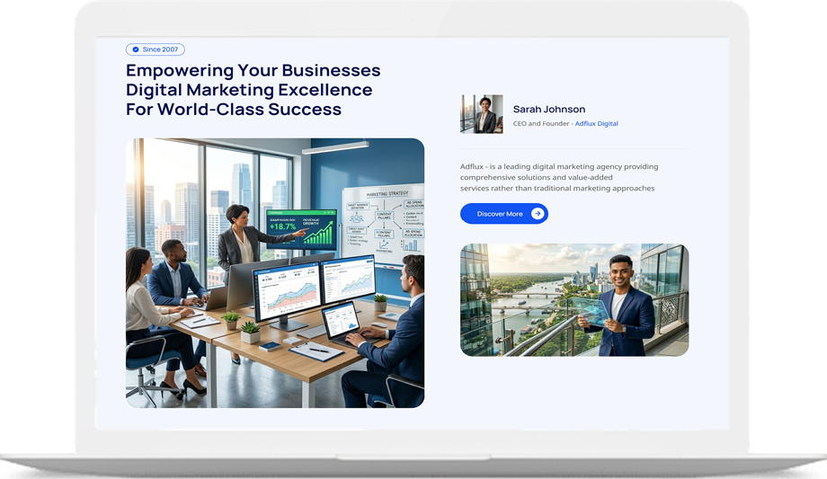 AdFlux - Premium Digital Marketing & Ad Agency Solution