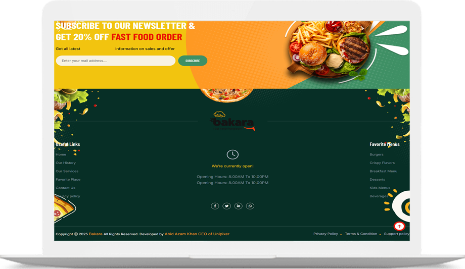 Bakara - Gourmet Fast Food & Restaurant Solution