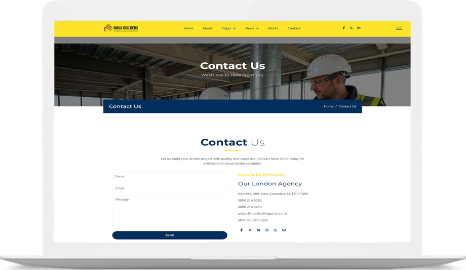 NovaBuilders – Real Estate & Construction Solution