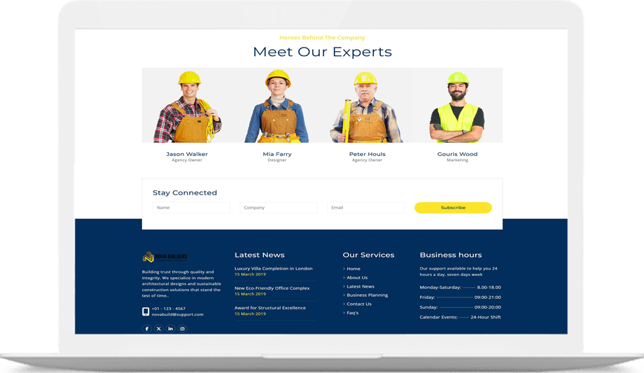 NovaBuilders – Real Estate & Construction Solution