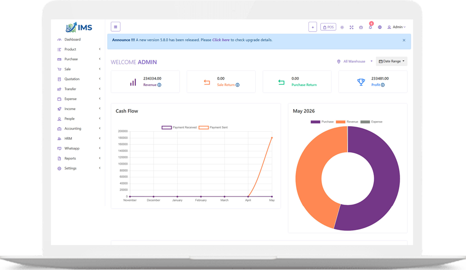 IMS – Smart Inventory & Business Management System