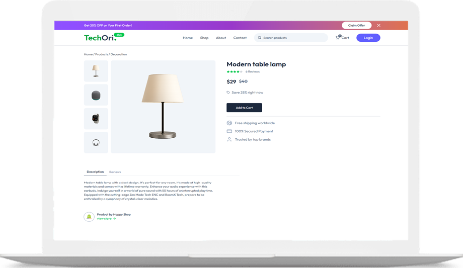 Techori - E-commerce Solution