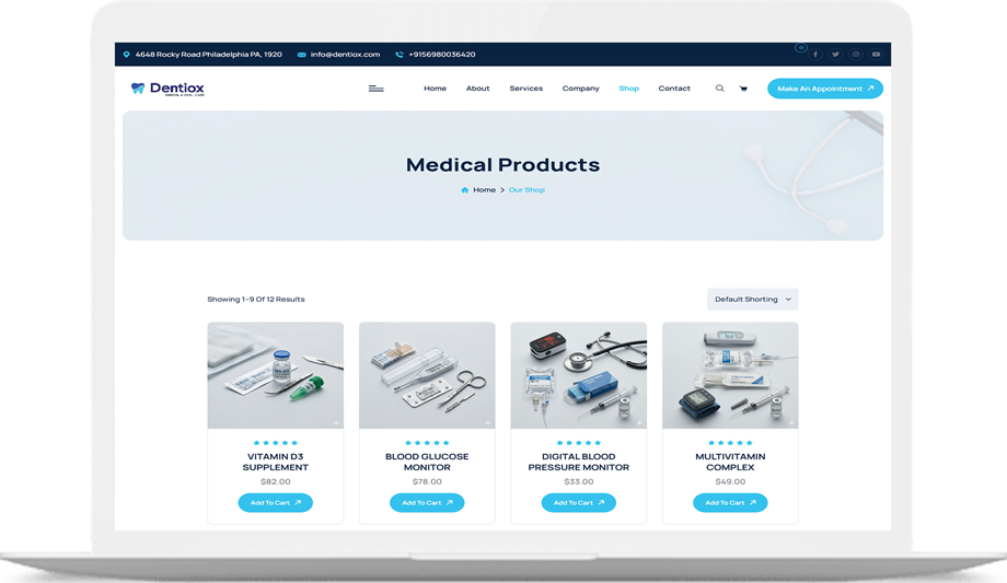 Dentiox - Professional Dental Care & Medical Solution