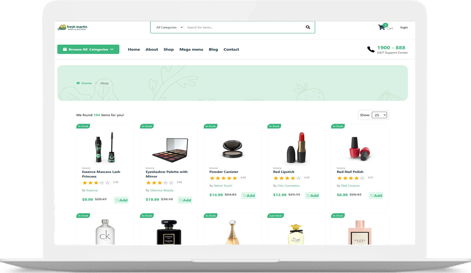 Freshmartin – Online Grocery & Super Shop Platform