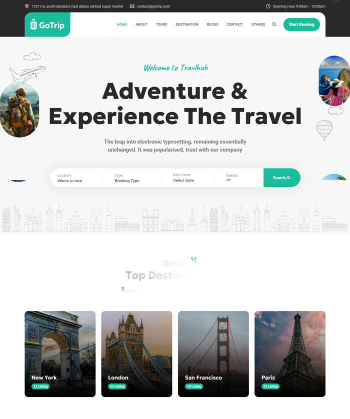 GoTrip - Comprehensive Travel & Tour Booking Platform