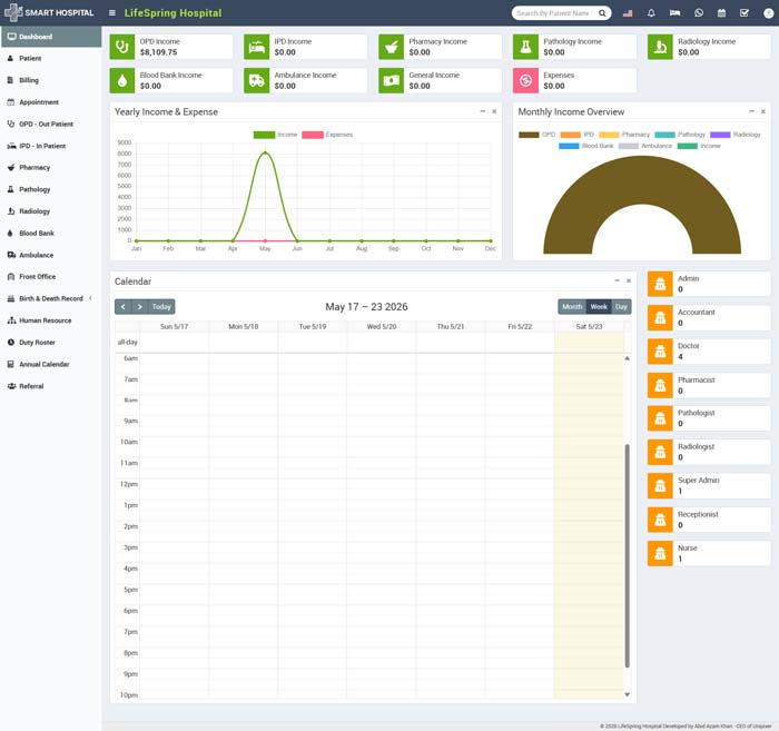Smart Hospital – Enterprise Health Information System (HIS)