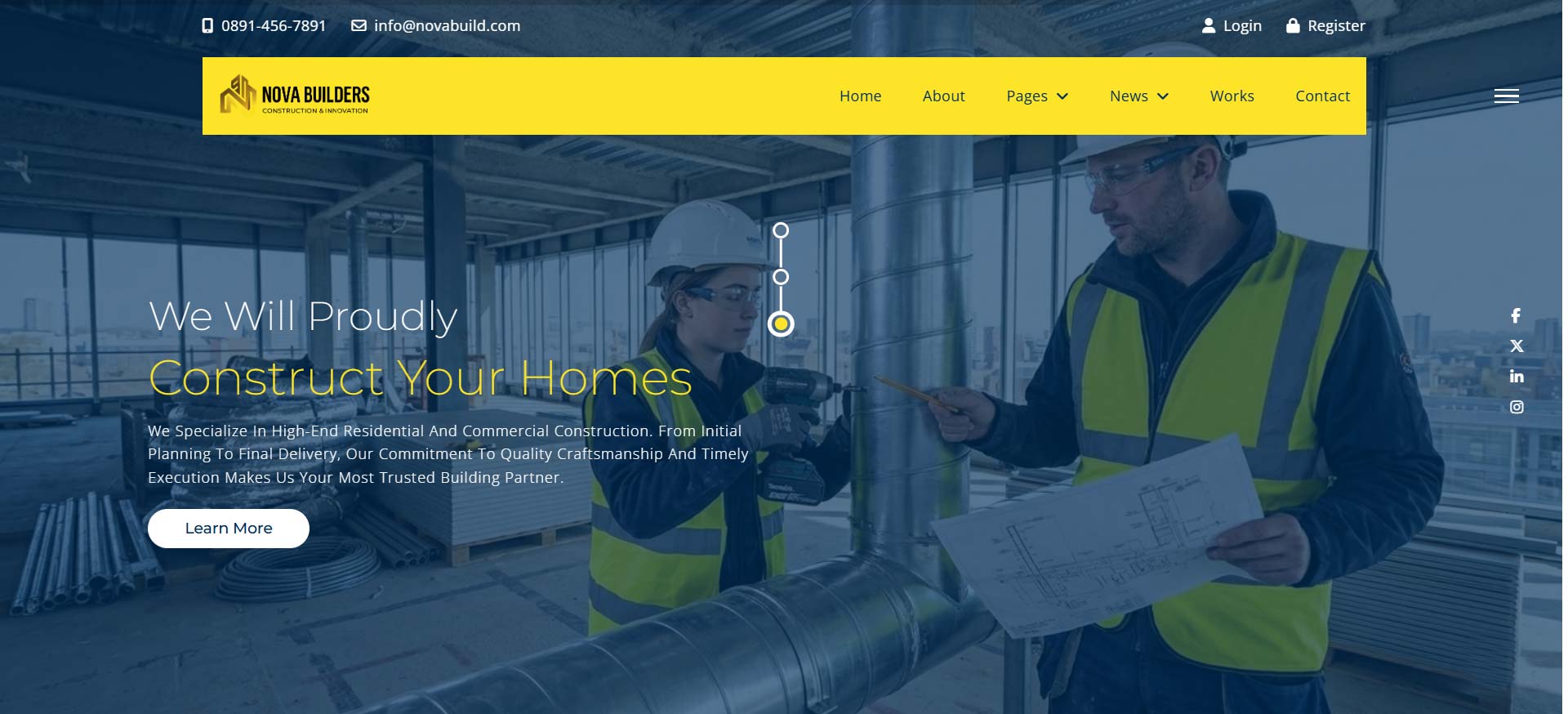 NovaBuilders – Real Estate & Construction Solution