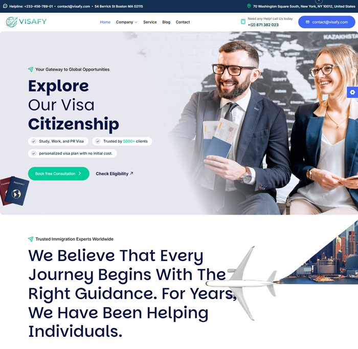 Visafy - Global Visa & Immigration Consultancy Solution
