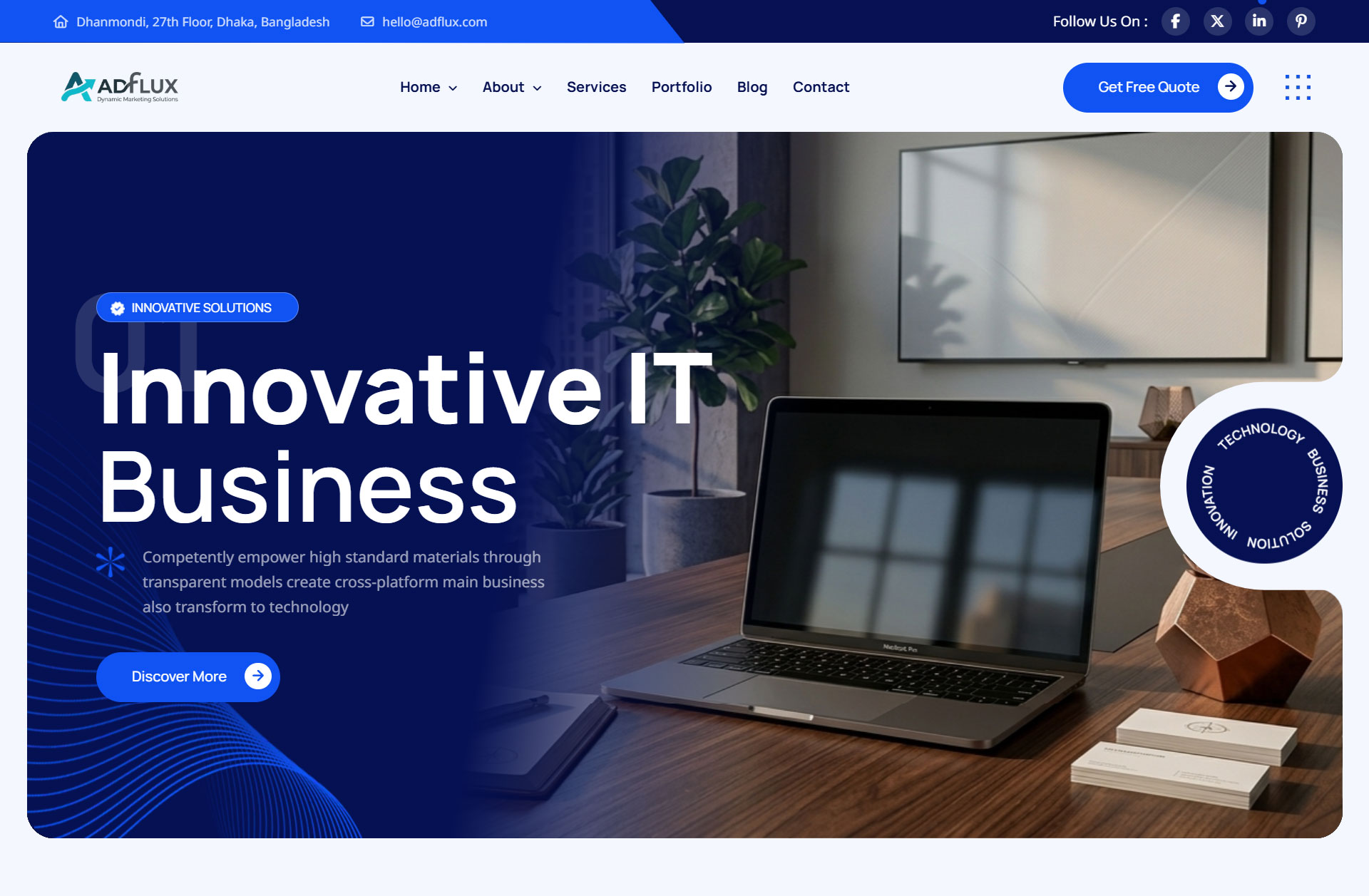 AdFlux - Premium Digital Marketing & Ad Agency Solution