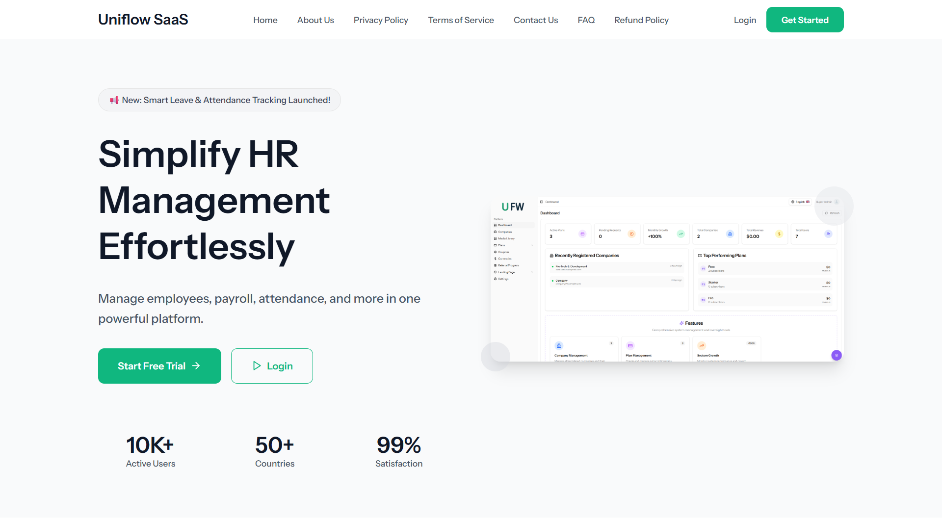 Uniflow – Ultimate Project Management & Workflow Automation SaaS