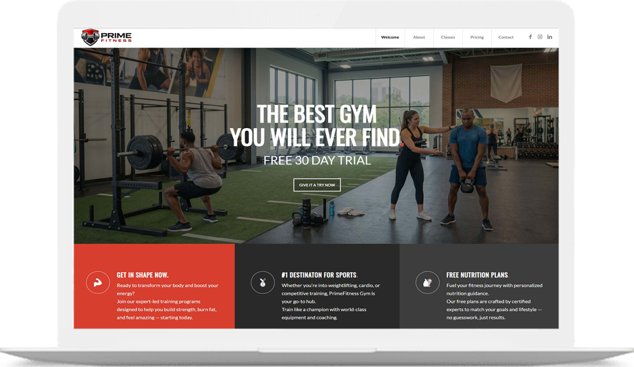 PrimeFitness – Personal & Group Gym Training Services