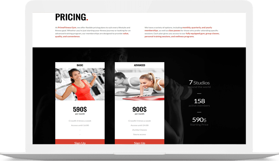 PrimeFitness – Personal & Group Gym Training Services