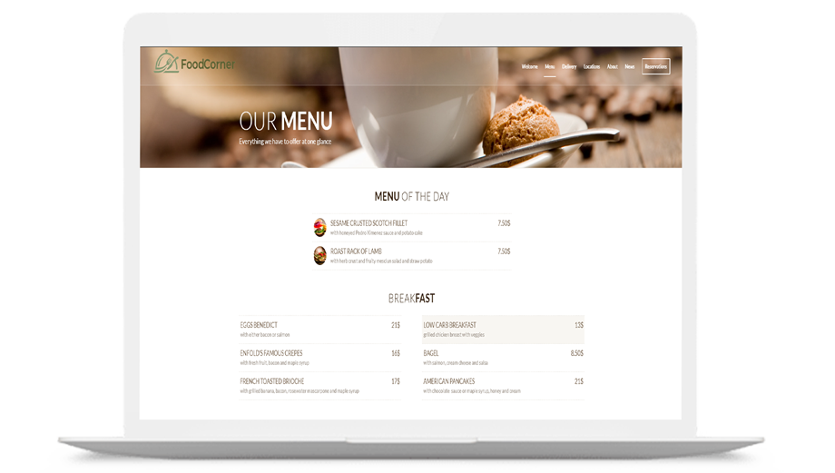 FoodCorner – Online Food Ordering & Delivery Platform