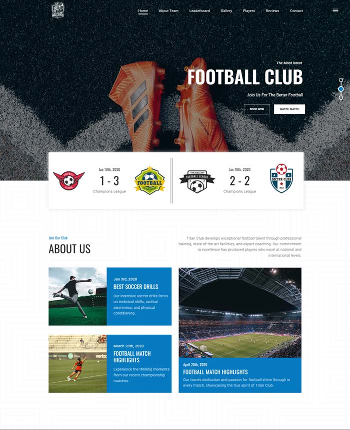 Titan Club – Professional Football Club