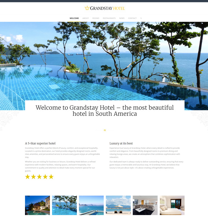 GrandStay – Modern Hotel Booking & Hospitality Management Platform