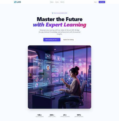 LMS Learn – Modern Online Learning Management System