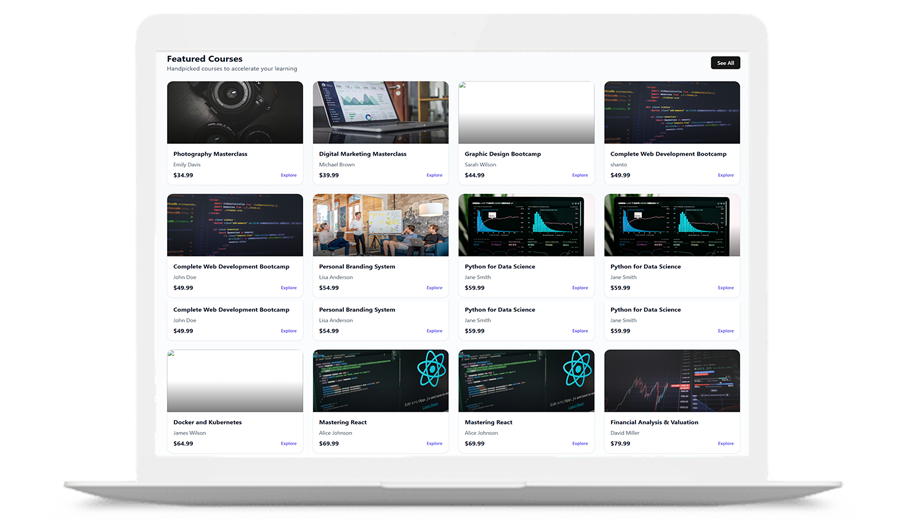 LMS Learn – Modern Online Learning Management System