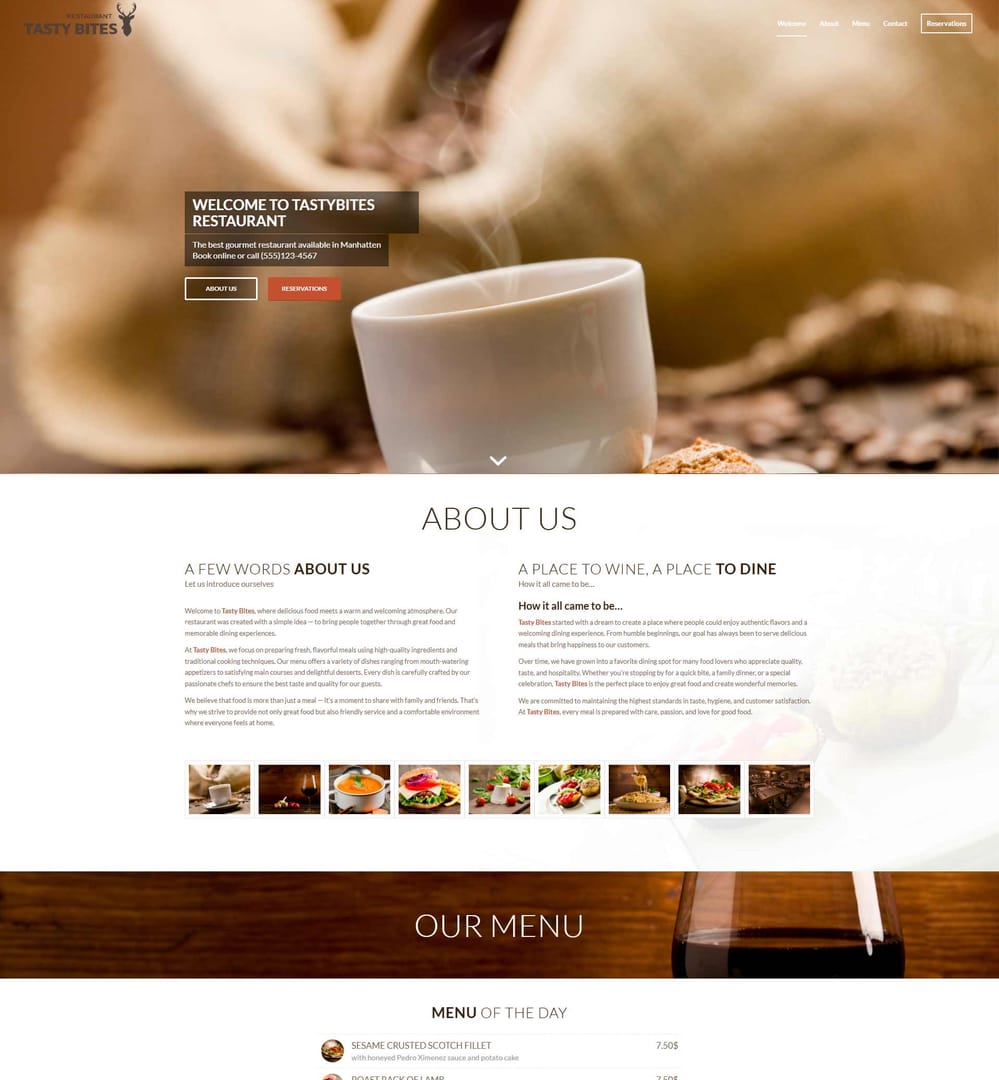 TastyBites – Online Restaurant & Food Delivery Platform